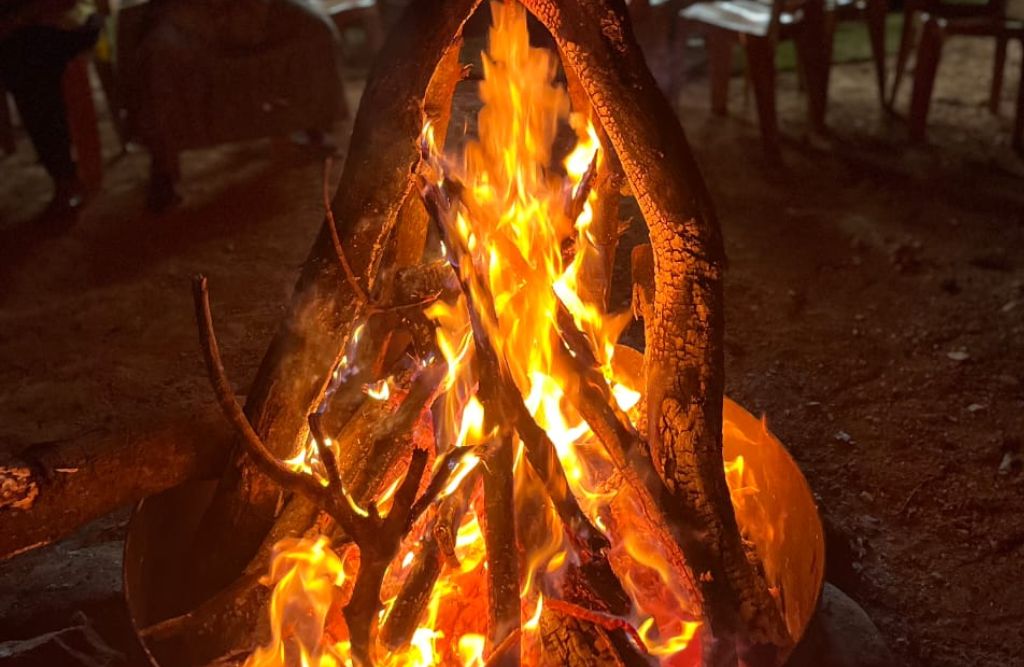 Sri Farms Kanakapura - Best FarmHouse in Kanakapura, Homestay near kanakapura Bangalore, Fire Camp